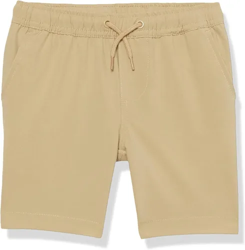 Nautica Pantalones cortos de uniforme escolar para niños, cintura elástica con cierre de cordón, tela resistente a las arrugas y a la decoloración
