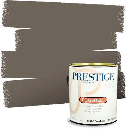 Miniatura 75 de Prestige Paints - 2 en 1, pintura base y pintura de exterior, P500-N-SW7020 SW6991-PCM