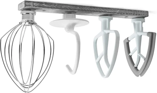 Miniatura 8 de Soportes de Madera para Accesorios de Batidora de Pie, Compatible con Accesorios de Mezcladora KitchenAid, Organizador de Accesorios de Cocina