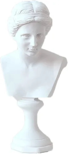Miniatura 17 de Escultura de figura clásica decorativa de yeso, resina como modelo de pintura para artistas, busto, Venus, Apollo-David David escultura - 11.8 in