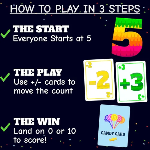Miniatura 4 de 3, 2, 1, Piñata! - Divertido juego de cartas familiar para niños y adultos - Juego de fiesta de ritmo rápido para noche de juegos - A partir de 7