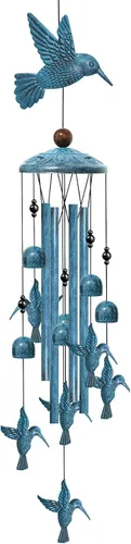 Miniatura 27 de Campanillas de viento de perro salchicha para exteriores, campanillas de viento decorativas, regalos de perro salchicha para mujeres/hombres, Negro