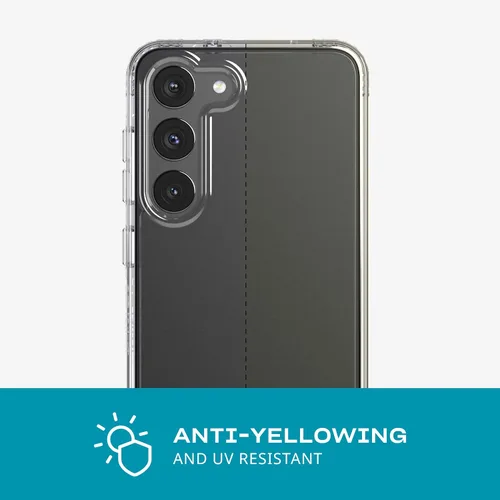 Miniatura 5 de Tech21 Evo Clear - Funda transparente para Samsung Galaxy S23, resistente a los arañazos, con protección contra caídas de 12 pies