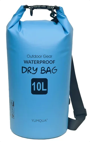 Miniatura 32 de YUMQUA Bolsas secas impermeables 5L/10L/20L/30L/40L para mujeres y hombres, bolsa seca flotante enrollable bolsa de almacenamiento impermeable