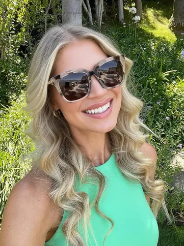 Miniatura 8 de DIFF Bella Designer - Gafas de sol cuadradas de gran tamaño para mujer, 100% protección UVAUVB, colores de moda de moda Tortoise