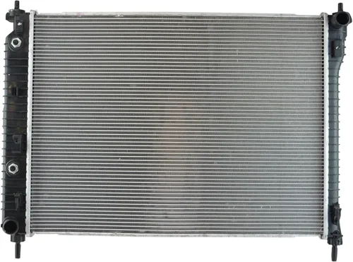 TRQ Radiador de 1 fila de núcleo de aluminio de 26.5 pulgadas de ancho de núcleo compatible con Chevrolet Captiva Sport 2012-2015 Saturn Vue