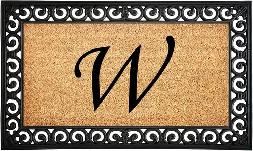 Miniatura 8 de Calloway Mills 104131830 Gabriel - Felpudo monograma, 18 x 30 pulgadas Letra B