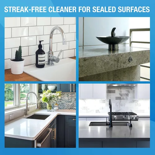 Miniatura 6 de MiracleSpray para granito y piedra, limpiar, proteger, piedra pulida, mármol, cuarzo, pizarra, azulejos, superficies laminadas en cocina y baño, 16