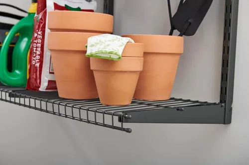 Miniatura 3 de Rubbermaid Fasttrack Rail Storage - Kit de 3 estantes de 36 x 12 pulgadas, 350 libras por estante, para el hogar, garaje, cobertizo/organización