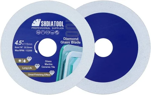 Miniatura 26 de SHDIATOOL Disco de corte de diamante de vidrio de 2 pulgadas, rueda de corte ultradelgada para azulejos de cerámica, porcelana y mármol de 50 mm