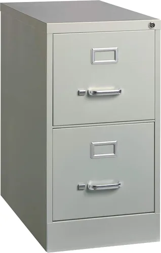Miniatura 5 de 2 cajones de 25 pulgadas de profundidad, ancho de letra, archivador vertical de metal para el hogar y la oficina, masilla