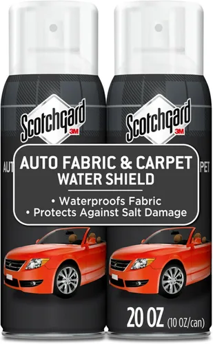 Miniatura 2 de Scotchgard Auto Fabric & Carpet Water Shield, 20 onzas (dos, latas de 10 onzas)