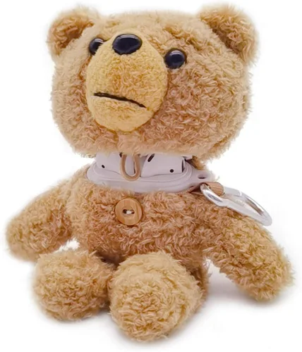 Miniatura 8 de Guppy Compatible con AirPods Pro Funda de piel para niñas 3D lindo oso de peluche peluche mullido cálido estuche de transporte suave funda