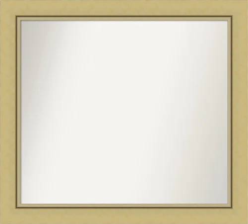 Miniatura 36 de Amanti Art Landon Gold Espejo de baño, espejo de pared o espejo de tocador de baño sobre el fregadero (26.25 x 26.25 pulgadas) Espejo no biselado