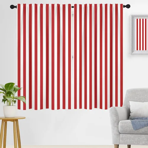 Miniatura 8 de zokyer Cortinas de ventana a rayas beige crema, modernas rayas verticales de 63 pulgadas de largo, 2 paneles, cortinas bohemias neutras para niños
