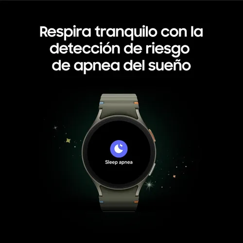 Miniatura 5 de Samsung Galaxy Watch 7 (44mm) Reloj inteligente AI con pantalla AMOLED de 1.5", Wear OS 5, Wi-Fi, Bluetooth, monitor de frecuencia cardíaca, monitor