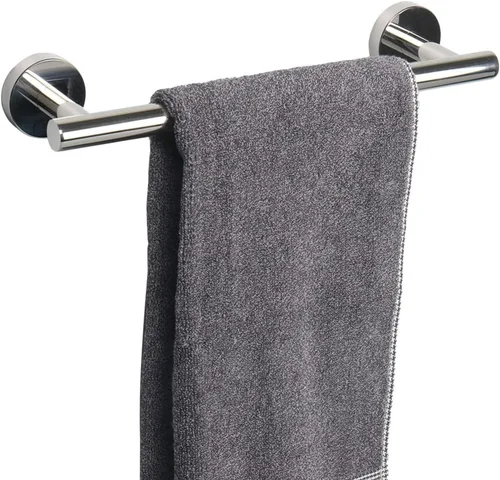 Miniatura 10 de TocTen - Barra de toalla de baño. Soporte de toalla de baño de acero inoxidable grueso SUS304, barra de toalla resistente para cuarto de baño