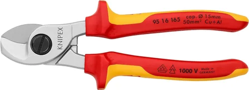 Miniatura 3 de Knipex Tijeras de cable 95 16 165 6,5" VDE probado