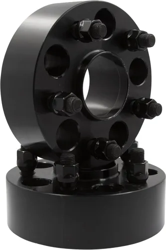 Miniatura 9 de Wheel Accessories Parts 2 adaptadores de espaciadores de rueda centrados en buje 5 en 4.724 in 0.197x4.724 in 1.00" de grosor 0.551 in 1.50