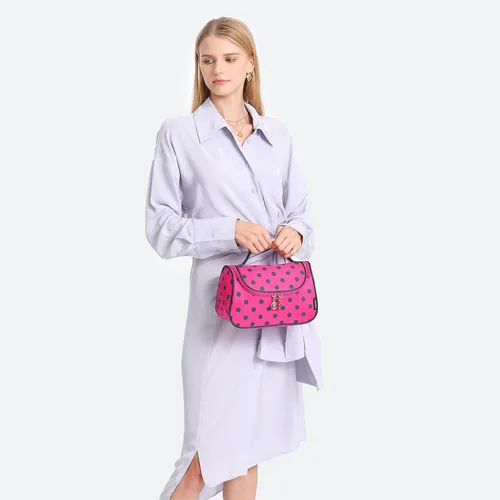 Miniatura 6 de Yeiotsy - Bolsa para cosméticos, neceser, para viaje, a lunares Estuche de maquillaje para mujer, Rojo Clásico), 6970092208278