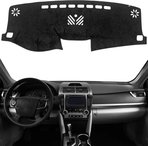 Miniatura 19 de Alfombrilla Cobertora para Salpicadero Compatible con Toyota Sienna 2010-2004 (Sin Modelos HUD), Alfombrilla Antirreflejos para Salpicadero