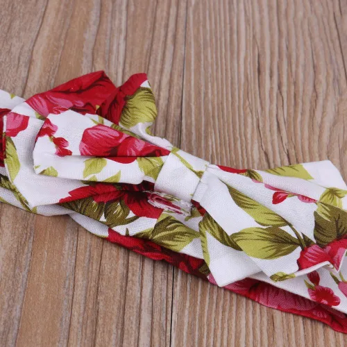 Miniatura 4 de 2 piezas de ropa para bebé recién nacido, overol a rayas, traje de diadema para niñas de 0 a 24 meses