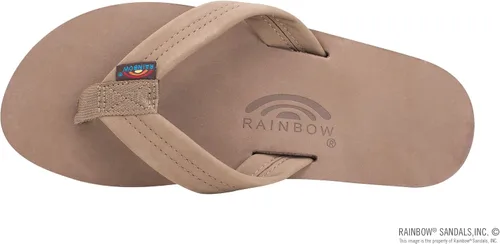 Miniatura 3 de Rainbow Sandals Sandalias de cuero premium de doble capa para mujer con soporte de arco