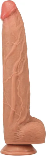 Consolador extra largo de 12.2 pulgadas, consolador realista para adultos, consolador anal de silicona para parejas, consolador anal con ventosa,