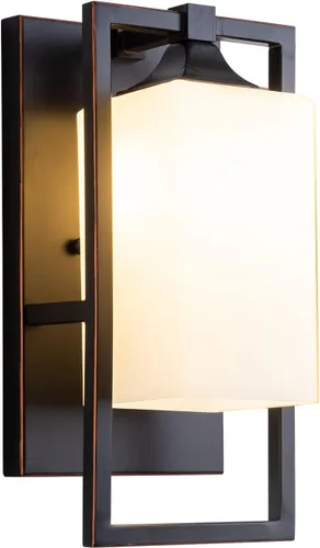 Apliques de bronce vintage para pared, 1-E26, luces de baño, vidrio de leche, lámparas de pared, luces de tocador, interiores, pasillo, dormitorio,