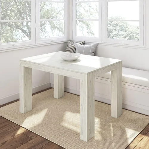 Miniatura 29 de Plank+Beam Mesa de comedor de 48 pulgadas, mesa de cocina de madera maciza de 48 pulgadas, mesa de comedor rectangular para comedor, oficina