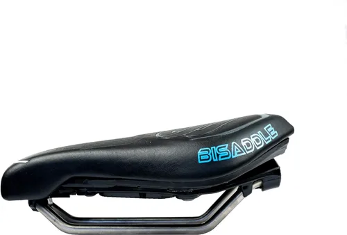 Miniatura 5 de BiSaddle SRT Sillín de bicicleta ajustable sin nariz súper corto negro con rieles de titanio, ajuste personalizado, cómodo, talla única