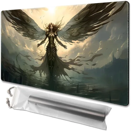 Miniatura 62 de MTG - Tapete de juego tamaño 24 x 14 pulgadas, bolsas de almacenamiento gratuitas, respaldo antideslizante, impresión, ideal para entusiastas