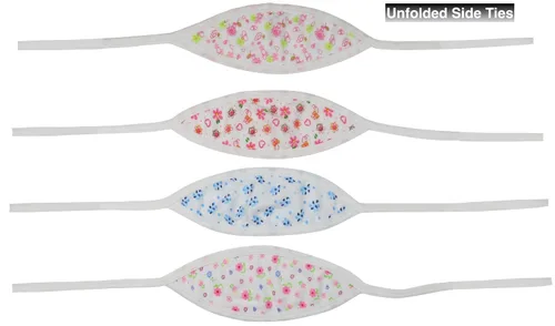 Miniatura 4 de ToBeInStyle Paquete de 4 cómodas fajas abdominales para bebés recién nacidos - Niña - Talla única Paquete de 4: Chica