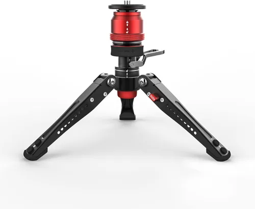 IFOOTAGE Mini trípode para cámara, trípode pequeño profesional de mesa con pedal para fotografía, trípode de escritorio con carga máxima de hasta