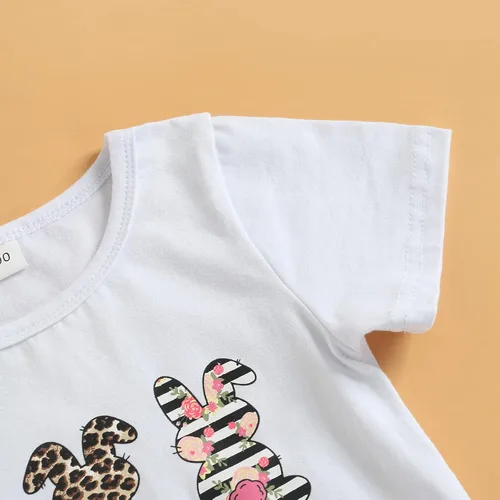 Miniatura 35 de Eadrioss Ropa para bebé niña pequeña, traje de campana de manga corta, camisa de flores para niños, pantalones florales acampanados, ropa de verano