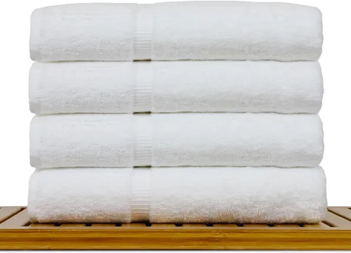 Miniatura 11 de Colección de calidad de hotel y spa, altamente absorbente y de secado rápido, 100% algodón turco, 750+ GSM, toallas ecológicas, toallas con borde