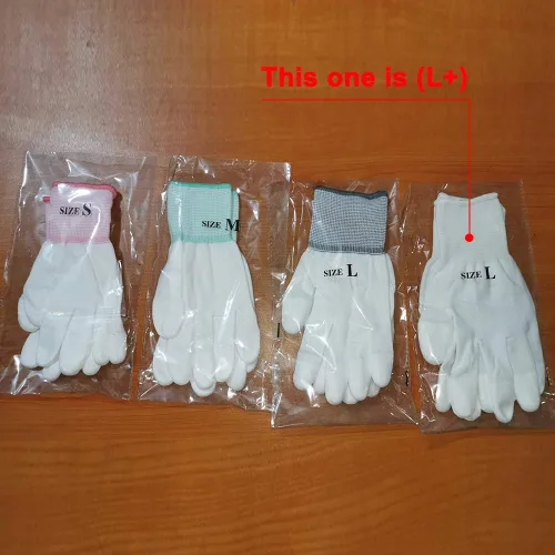 Miniatura 3 de Guantes de acolchado para costura de movimiento libre, guantes diseñados para acolchar, manualidades, costura (pequeño, 1 par)
