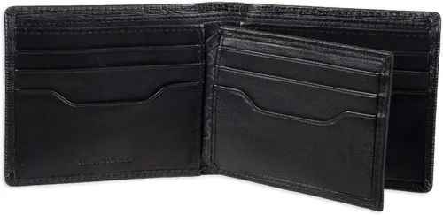 Miniatura 5 de Calvin Klein Billetera plegable minimalista de piel RFID para hombre