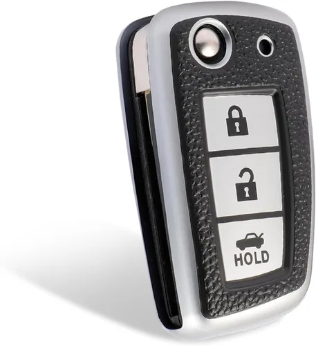 Miniatura 13 de Funda protectora de TPU para llavero inteligente compatible con Nissan plegable Key X-Trail Juke F15 Rogue Qashqai J11 Tiida Murano Maxima 4 botones