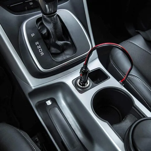 Miniatura 5 de Holder - Paquete de 2 encendedores de cigarrillos fusionados de 12 V con cables y luz LED, 16 AWG de repuesto para automóvil, macho resistente de 15