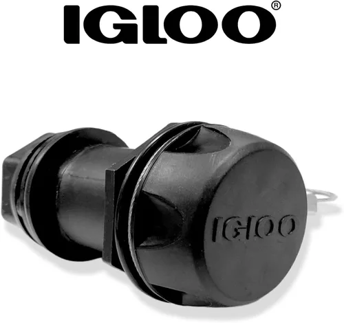 Miniatura 5 de Igloo Tapón de drenaje con correa de acero inoxidable para enfriadores BMX, Overland e IMX de 25-72 cuartos de galón