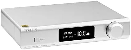 Miniatura 9 de Topping Pre90 Preamplificador y Ext90 Extensor de entrada de audio de alta resolución Módulos NFCA 2RCA 4XLR Combinación (negro, Pre90)