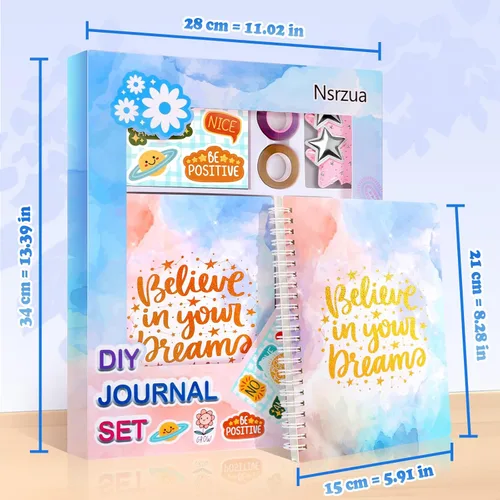 Miniatura 7 de Nsrzua Kit de Diario DIY para Niñas, Juguetes para Edades 8-14 y Regalos de Cumpleaños para Niñas