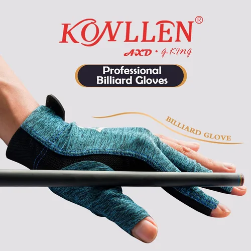 Miniatura 75 de KONLLEN Billiards Gloves for Left Hand/Right Hand L/XL Pool Gloves Professional Non-Slip Adjustable Breathable Snooker Gloves Popular Sizes for Men
