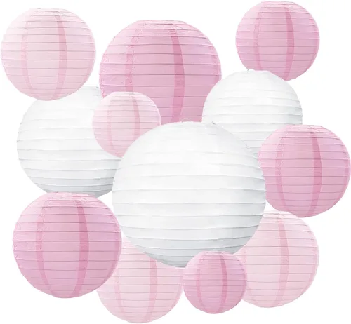 Miniatura 18 de 20 linternas de papel negras para fiestas, 6, 8, 10, 12 pulgadas, chinas, asiáticas, colgantes, redondas, para cumpleaños, bodas, Halloween