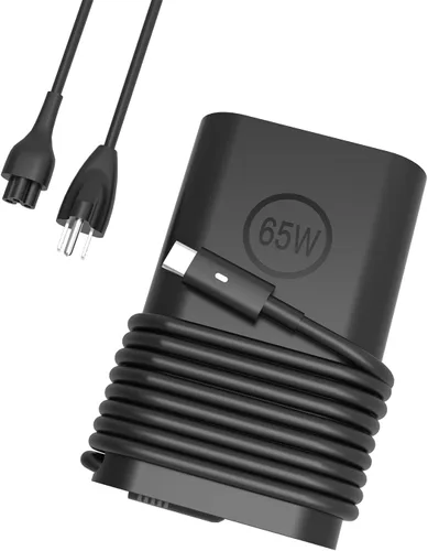 Cargador compatible con Dell 65W Laptop USB C, adaptador de corriente USB tipo C de 65 vatios para Latitude 5520 5420 5540 7420 5550 3540 5450 e5430