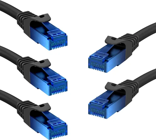 Miniatura 11 de KabelDirekt – Cable de red – 10Gbps, para máxima velocidad de Internet de fibra óptica – 33 pies, disponible en 1-100 pies – Cable Ethernet y LAN