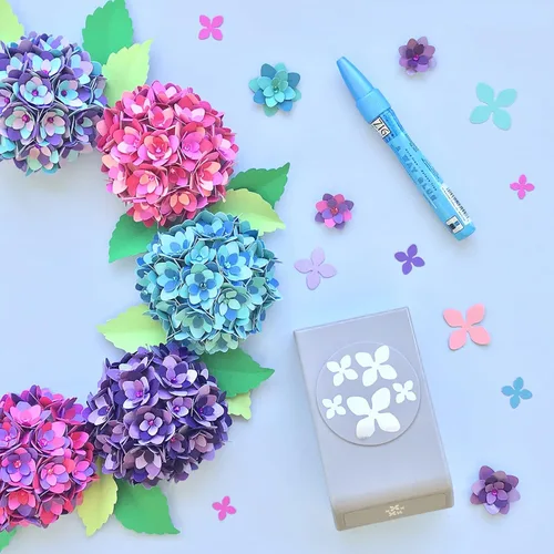 Miniatura 2 de EK Tools Psn L Confeti Hortensia 54-30328