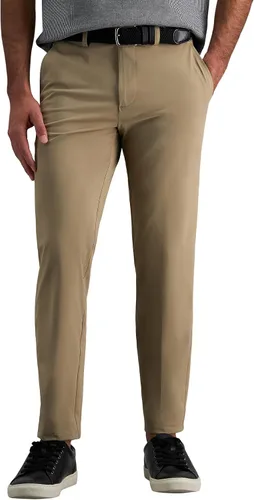 Miniatura 10 de Haggar Pantalón deportivo para hombre, de viaje, rendimiento, ajuste recto, frente plano, elástico, casual