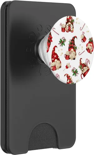 Miniatura 7 de Hot Cocoa Gnome - Patrón de Navidad con gnomos de Navidad (blanco y rojo)